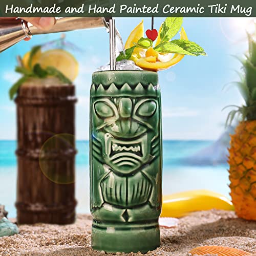 Tiki Cocktail Mugs Set of 4