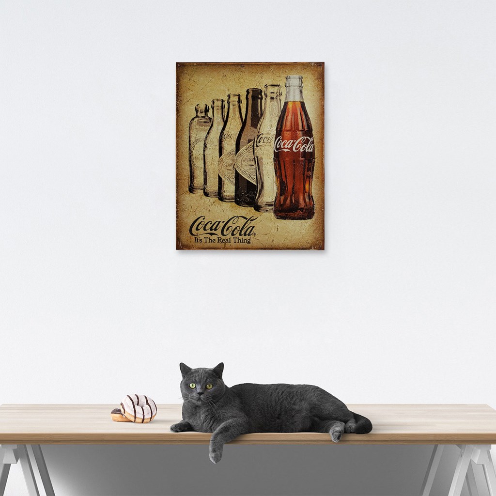 Coke The Real Thing Retro Tin Sign Bundle