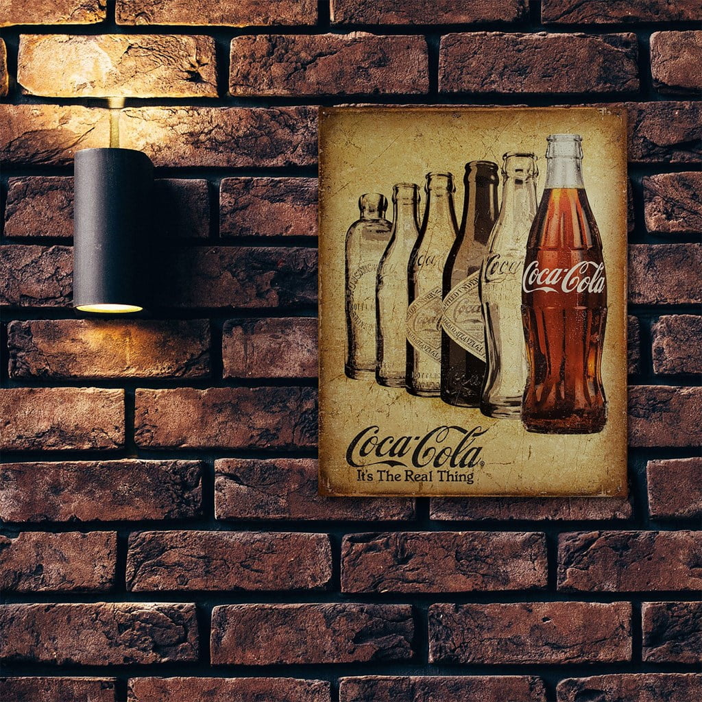 Coke The Real Thing Retro Tin Sign Bundle