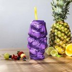 Skeletor Tiki Tumbler - Retro 80s Drinkware