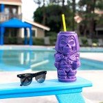 Skeletor Tiki Tumbler - Retro 80s Drinkware