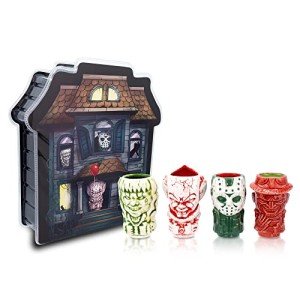 Horror Mini Muglets 4-Pack | Retro Barware Set