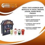 Horror Mini Muglets 4-Pack | Retro Barware Set