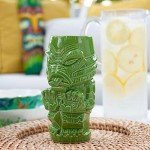 Gill-Man Retro Ceramic Mug - 18 oz Lime Green