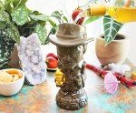 Indiana Jones Ceramic Mug with Golden Idol