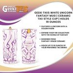 Retro Unicorn Fantasy Tiki Mug - 19 Ounces