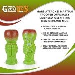 Mars Attacks Martian Trooper Ceramic Mug - 18 oz