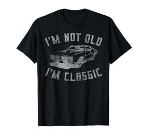 Classic Car Graphic T-Shirt - Funny Vintage Design