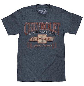 Chevy 1911 Retro Classic T-Shirt in Indigo-Black