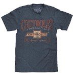 Chevy 1911 Retro Classic T-Shirt in Indigo-Black