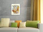 Florida’s Walt Disney World - First Year of Operation - Delta Air Lines - Vintage Airline Travel Poster by Daniel C. Sweeney c.1971 - Master Art Print 9in x 12in