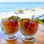 4 Pack Clear Tiki Glasses Set