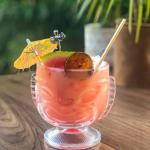 4 Pack Clear Tiki Glasses Set