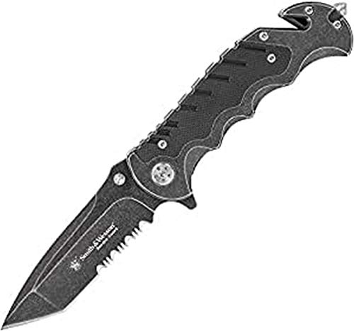 Smith & Wesson Border Guard Folding Knife, Black