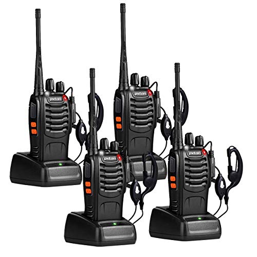 Long Range Rechargeable Walkie Talkies with Earpieces