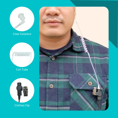 MaximalPower 3.5mm Surveillance Headset with Earpiece