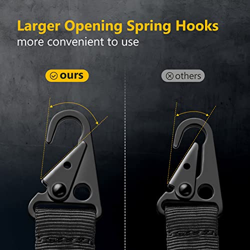 Adjustable Two-Point Rifle Sling with Swivel Set