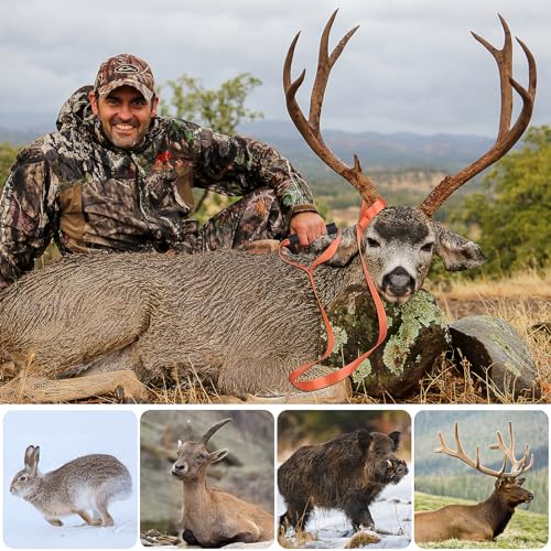 Orange Deer Drag Rope Harness for 1700lbs Deer