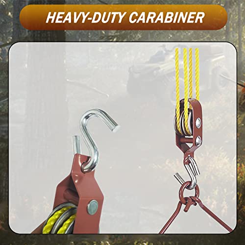 700lb Capacity Game Hoist Gambrel with Dual Pulley