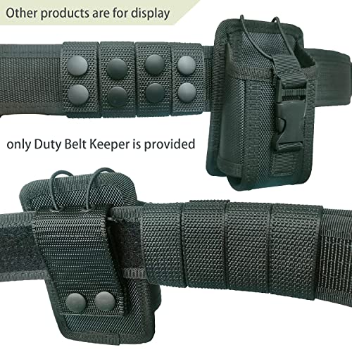 Tactical Duty Belt Keepers with Double Snaps