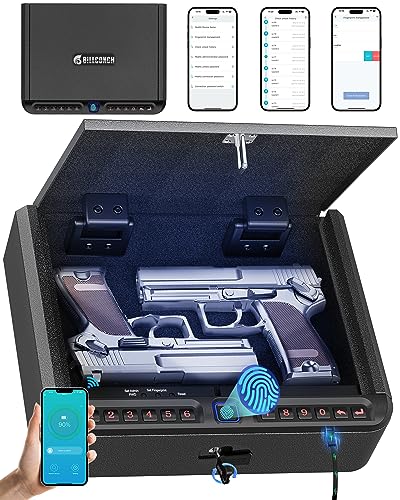 Biometric Gun Safe with Quick Access for Pistols
