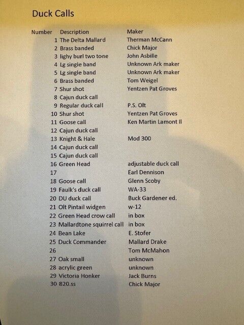 Duck Calls Galore: Complete Collection