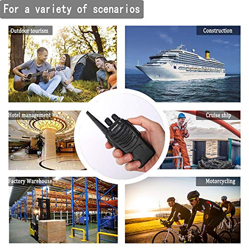 Rechargeable Long Range Walkie Talkies 6 Pack