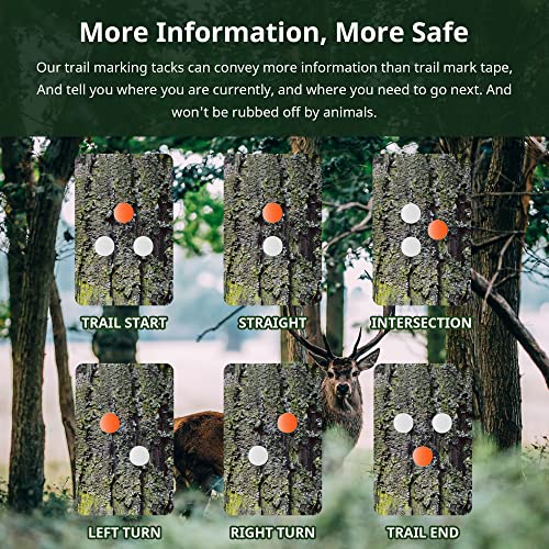 Avericht High Visibility Trail Markers - 200 Pack