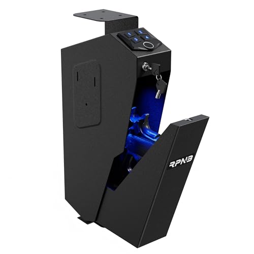 Biometric Fingerprint Mounted Gun Safe with Auto Open