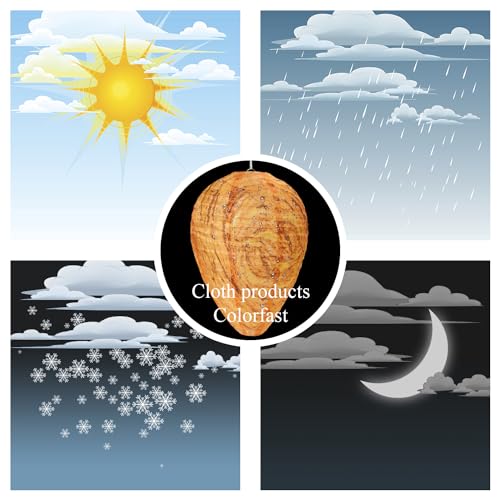 4 Pack Wasp Nest Decoys for Outdoor Protection