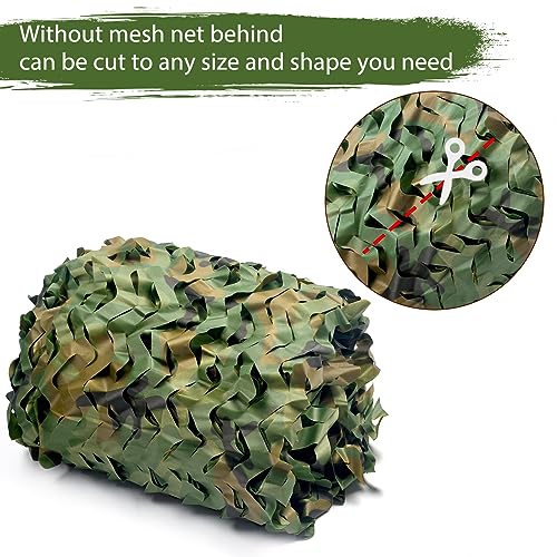Woodland Camo Netting for Hunting and Decoration