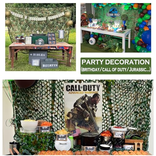 Woodland Camo Netting for Hunting and Decoration
