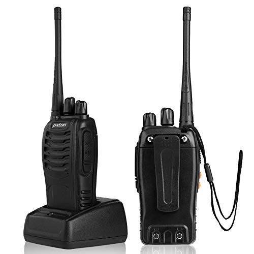 Long Range Rechargeable Walkie Talkies with Earpieces