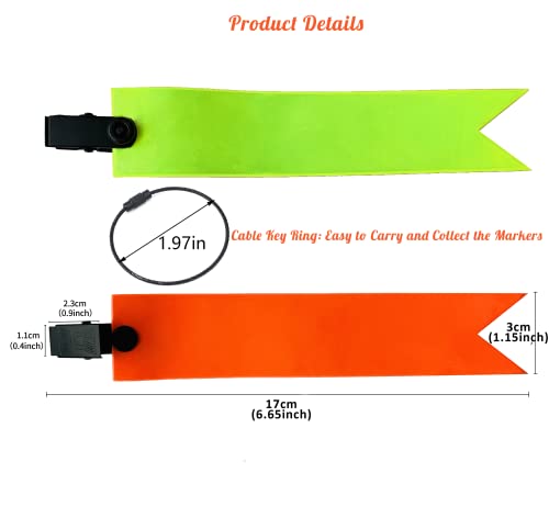 Lopau Reflective Trail Markers for Hunters (11 Pack)