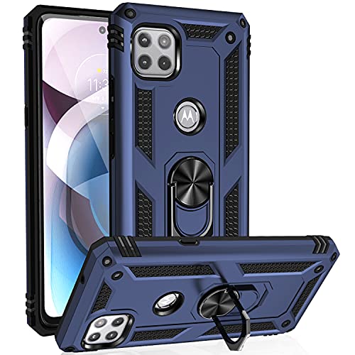 Moto One 5G Ace Metal Ring Kickstand Case