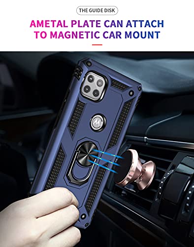 Moto One 5G Ace Metal Ring Kickstand Case