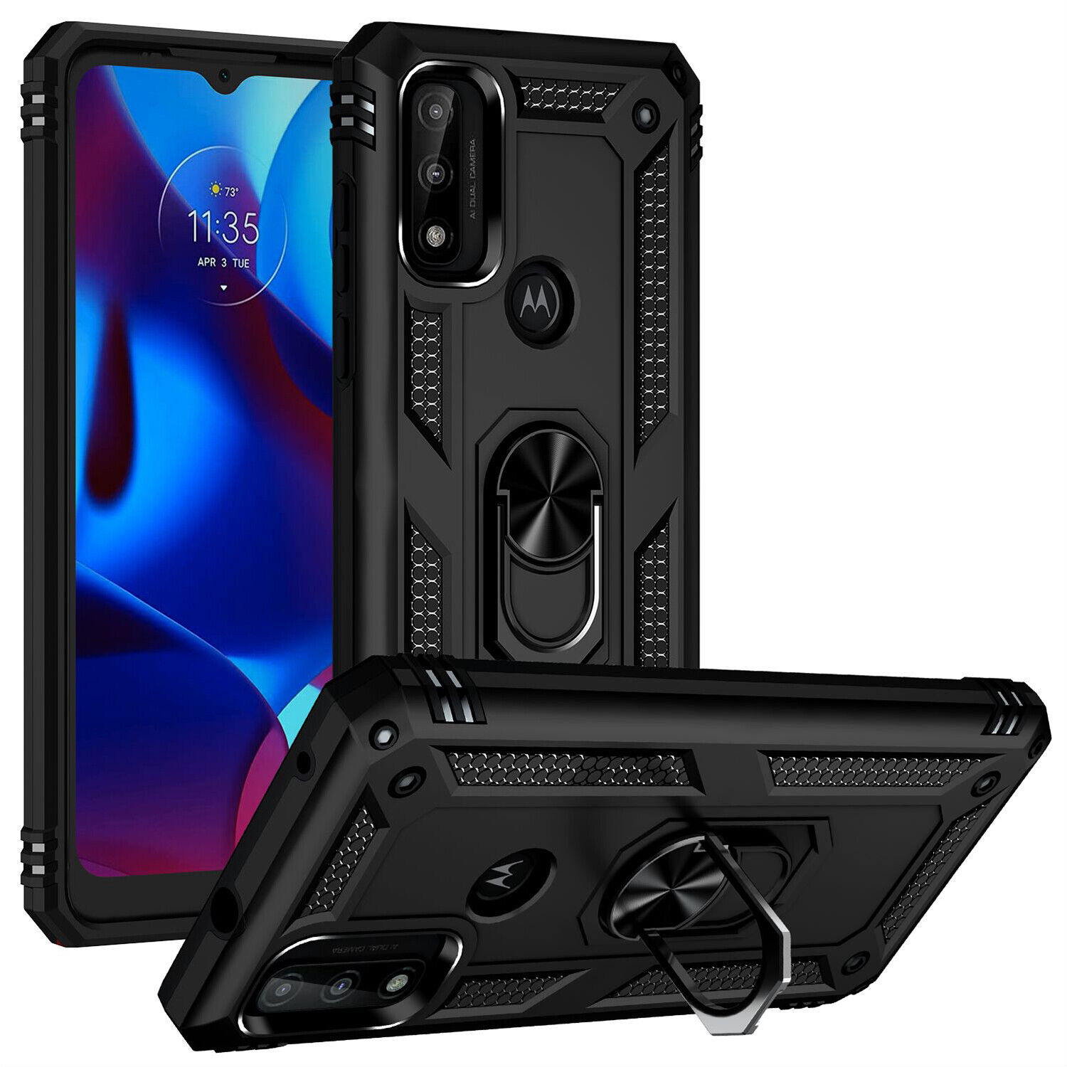 Motorola Moto G Pure/Power 5G 2023/2022 Case with Glass Cover