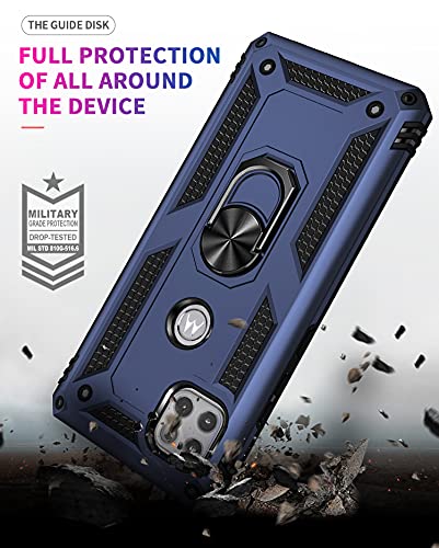Moto One 5G Ace Metal Ring Kickstand Case