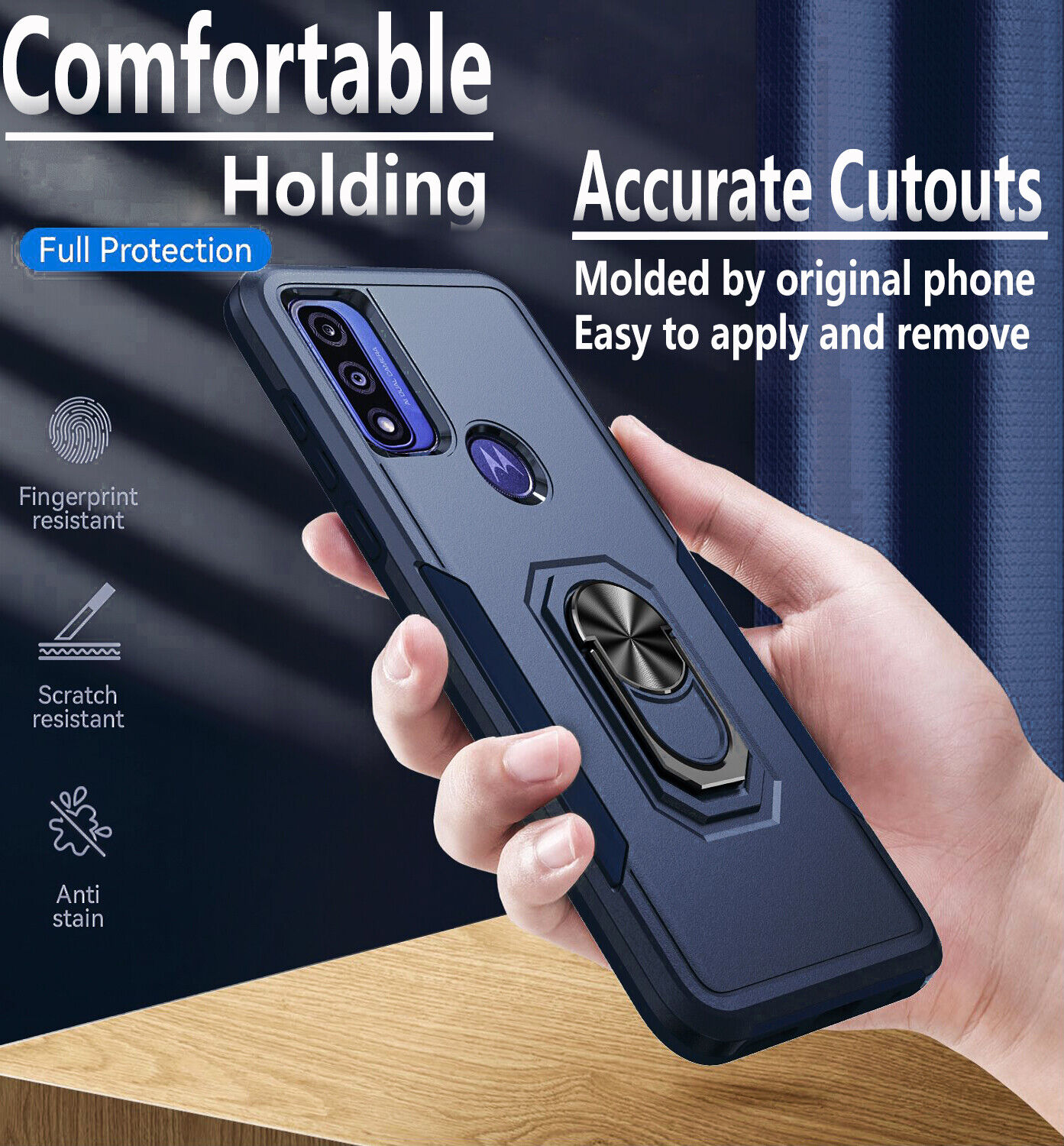 Motorola Moto G Play 2023 Case + Glass Cover