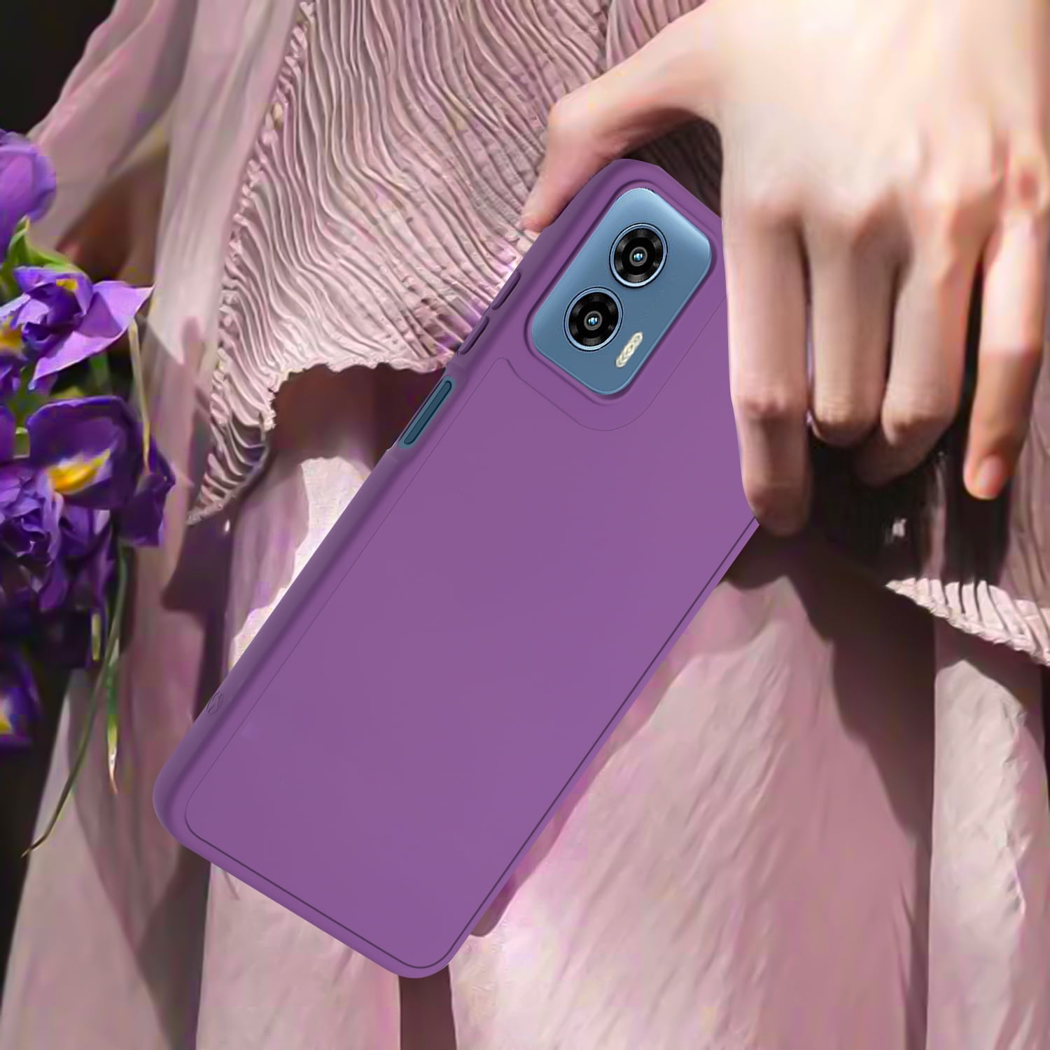 Red Motorola Moto G 5G 2024 Slim Case