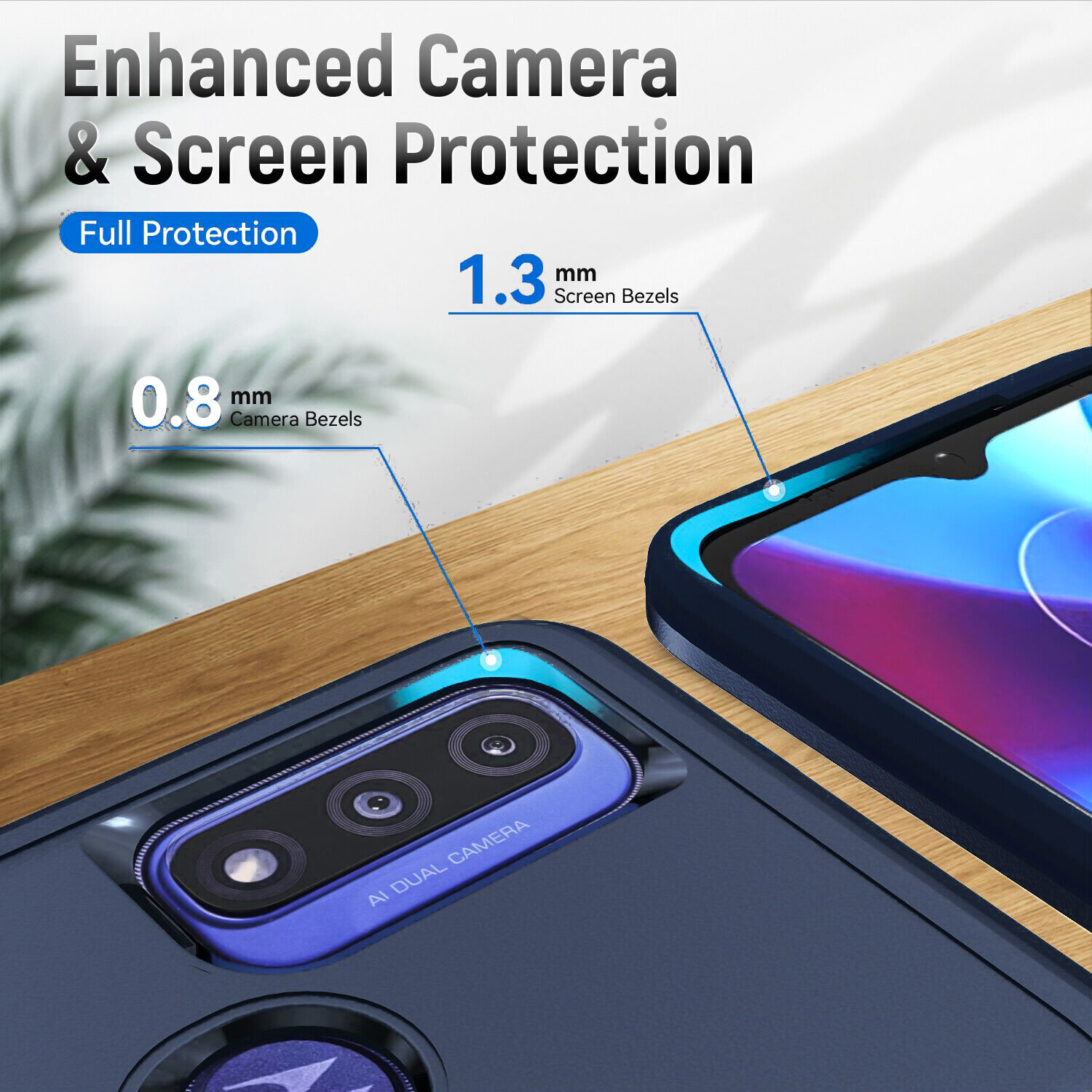 Motorola Moto G Play 2023 Case + Glass Cover
