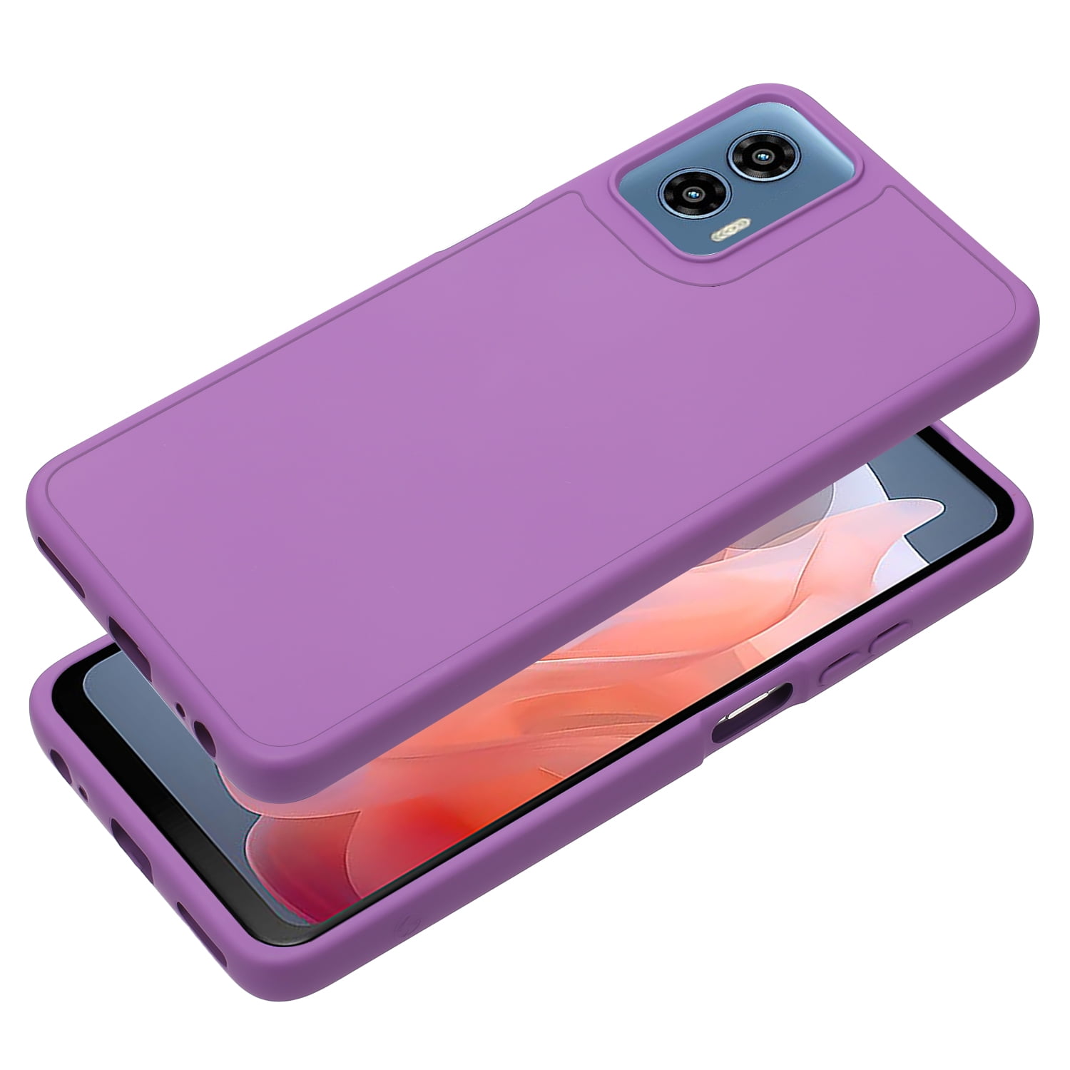 Red Motorola Moto G 5G 2024 Slim Case