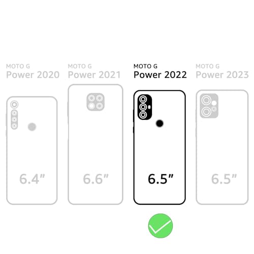 SUANPOT Moto G Power 2022 Wallet Case, RFID Blocking