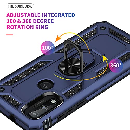 Blue Ring Shockproof Case for Moto G Phones