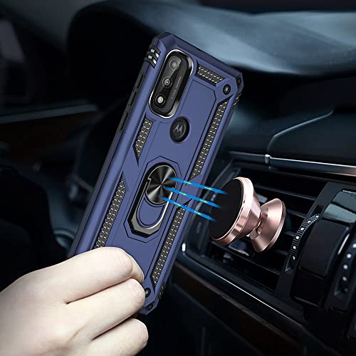 Blue Ring Shockproof Case for Moto G Phones