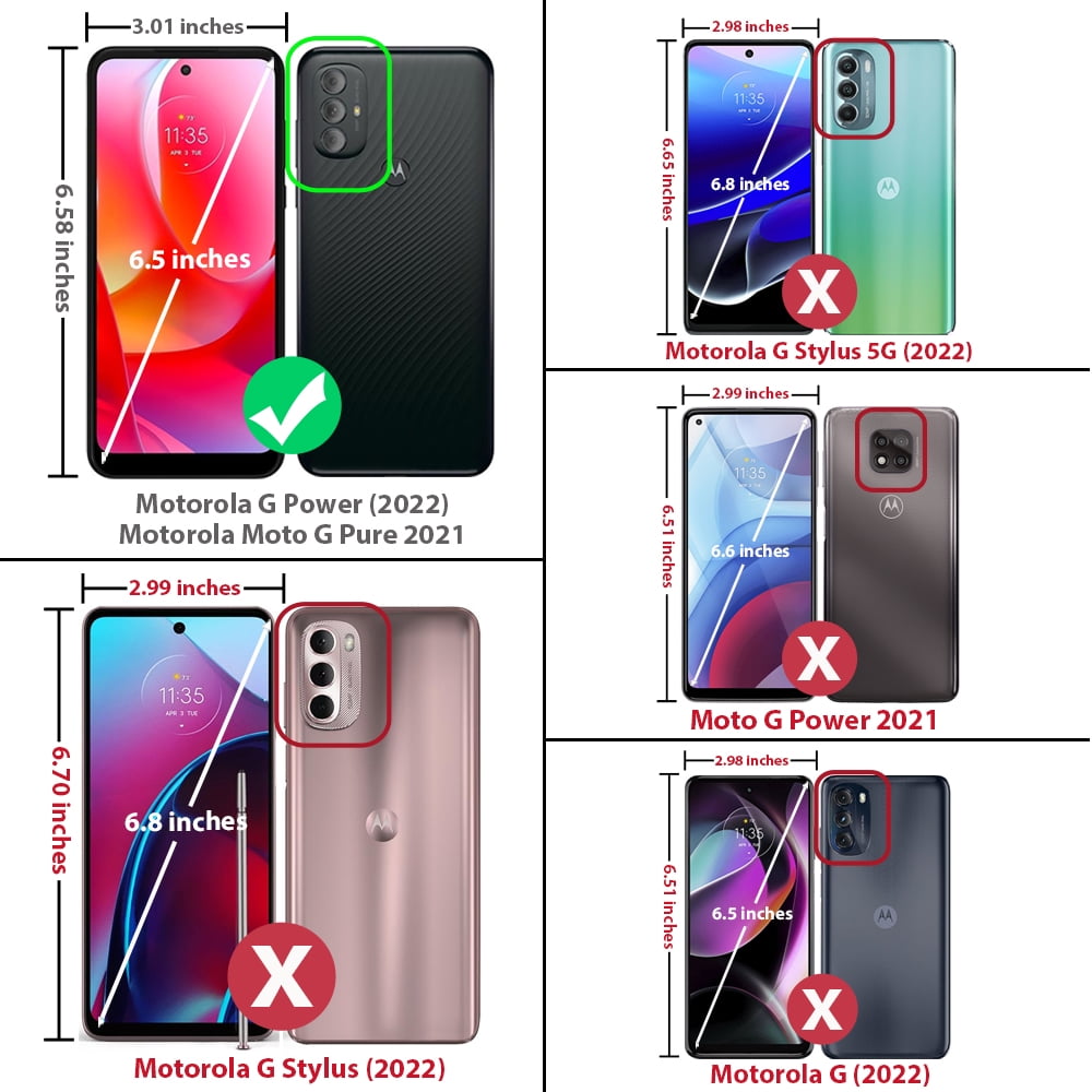Moto G Pure/G Power Case with Screen Protector