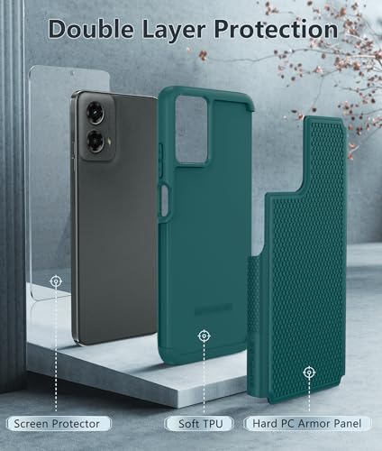Military Drop Protection Bumper Case for Motorola Moto G-5G-2024