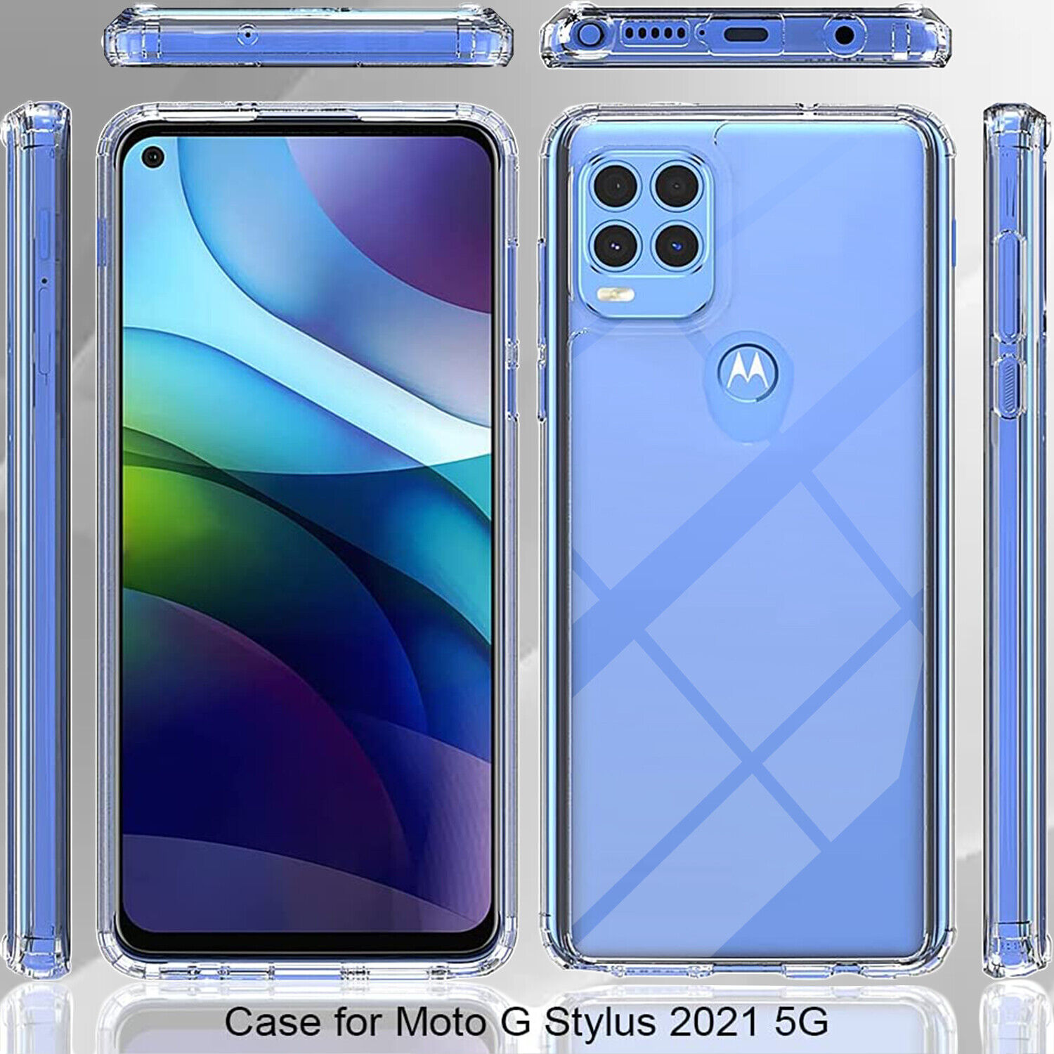 Motorola Moto G Stylus 5G 2022 Case + Glass