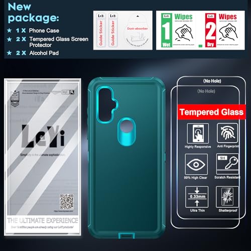 LeYi Moto G Play 2023 Case with Screen Protector