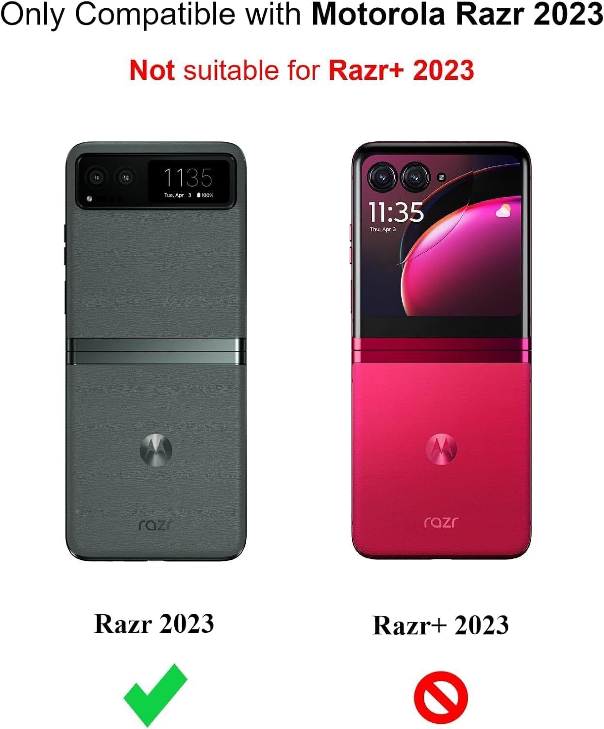 Motorola Razr 2023 Case with Shockproof Ring Stand